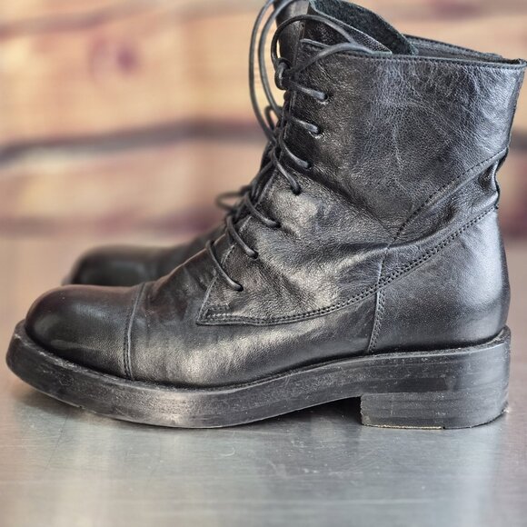 Ernesto Dolani Designer Service / Combat Boots - size 37 / W6.5 - Picture 2 of 12